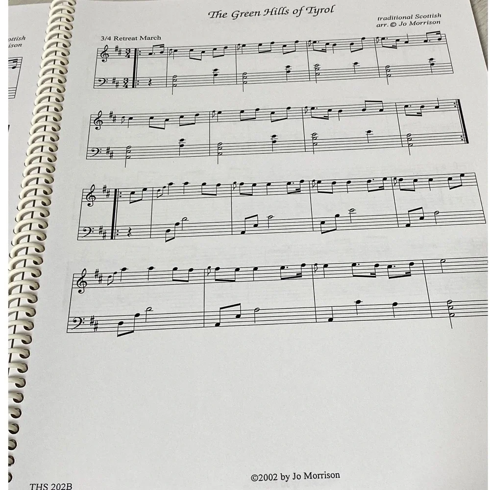 Morrison Scottish Repertoire Book Jo Morrison Celtic Harp Sheet Music Songbook